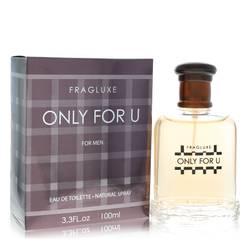 Fragluxe Only For U | Eau De Toilette Spray | Men | 3.3 oz