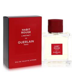 Guerlain Habit Rouge L'instinct | 1.6 oz Eau De Toilette Intense Spray | Men