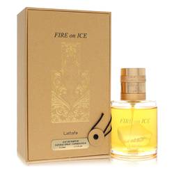 Lattafa Fire On Ice | Eau De Parfum Spray (Unisex) | Men | 3.7 oz Eau De Parfum Spray