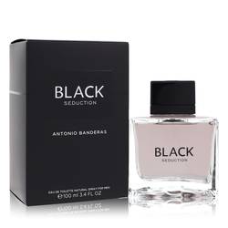 Seduction In Black | Eau De Toilette Spray | Men | 3.4 oz