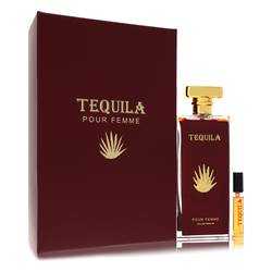Tequila Pour Femme Red + Free .17 oz Mini EDP Spray By Tequila Perfumes | 3.3 oz Eau De Parfum Spray + Free .17 oz Mini EDP Spray | Women