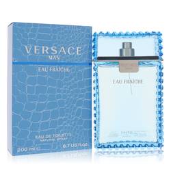 Versace Man Eau Fraiche (Blue) | 6.7 oz Eau Fraiche Eau De Toilette Spray | Men