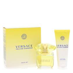 Versace Yellow Diamond Gift Set | 3 oz Eau De Toilette Spray + 3.4 oz Body lotion | Women