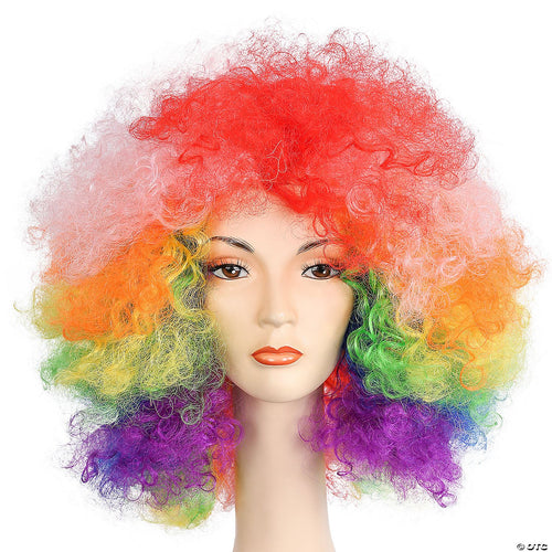 Adults Super Deluxe Afro Wig | Rainbow