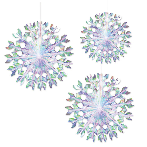 Beistle Iridescent Fans - General Occasion | Party Supply | Decoration
