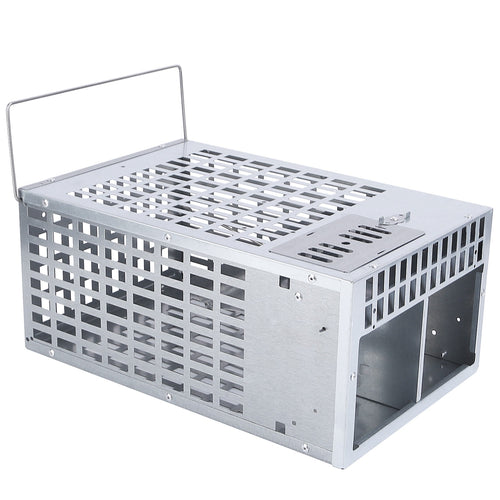 Humane Live Mouse Trap Reusable Metal Rat Rodent Cage Catch Release Continu 7762