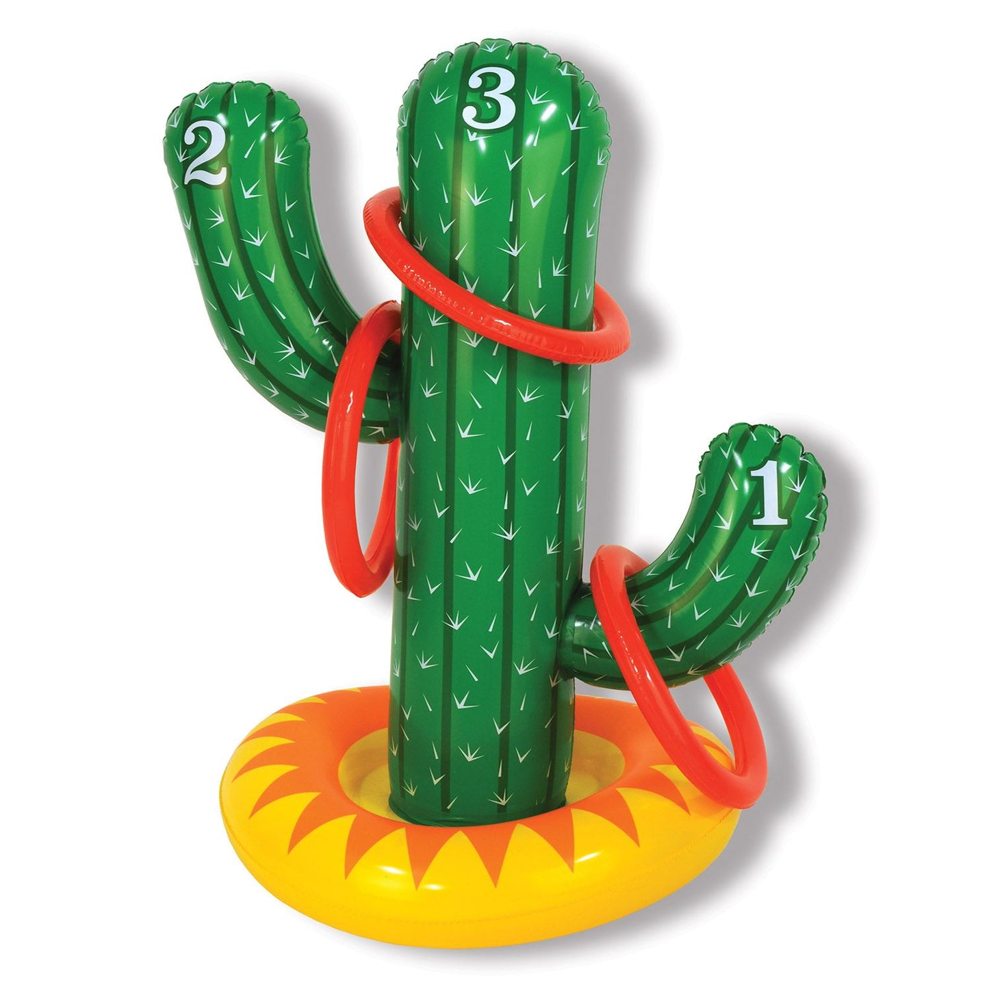 Beistle Inflatable Cactus Ring Toss - Western | Party Supply | Decoration