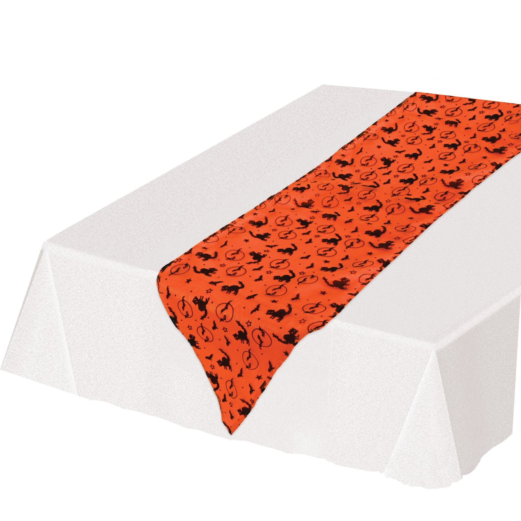 Beistle Halloween Fabric Table Runner | Party Supply | Decoration