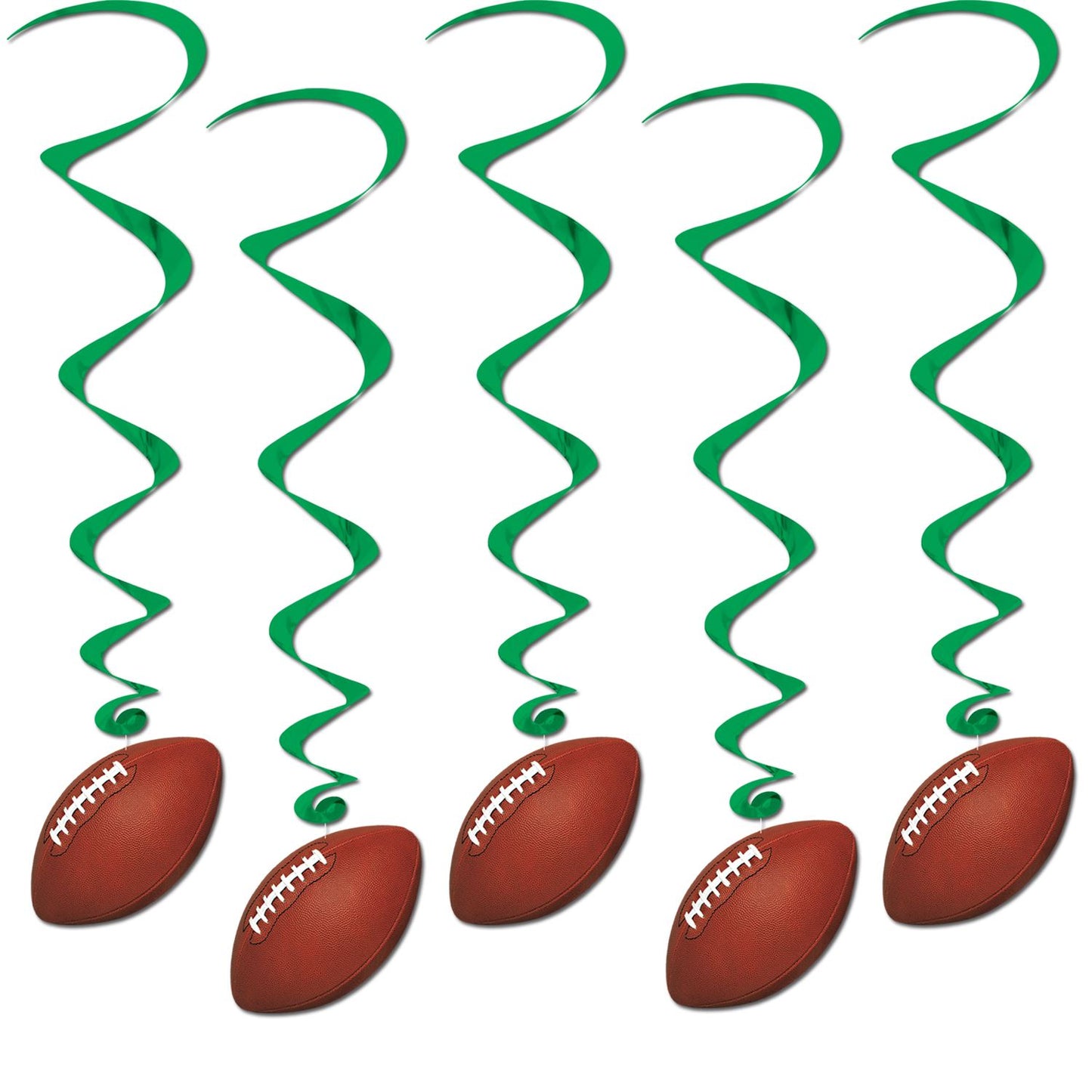 Beistle Football Whirls | Party Supply | Decoration