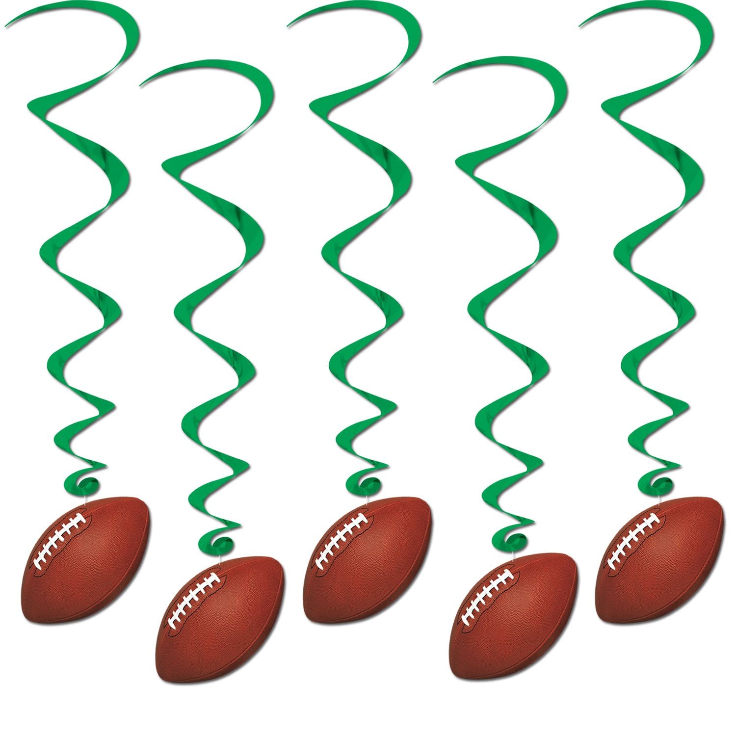 Beistle Football Whirls | Party Supply | Decoration