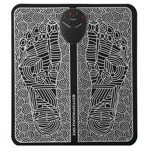 EMS Foot Massage Pad Electric Stimulator Massager Unit Leg Reshaping Muscle