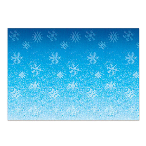 Beistle Snowflakes Backdrop - Christmas/Winter | Party Supply | Decoration