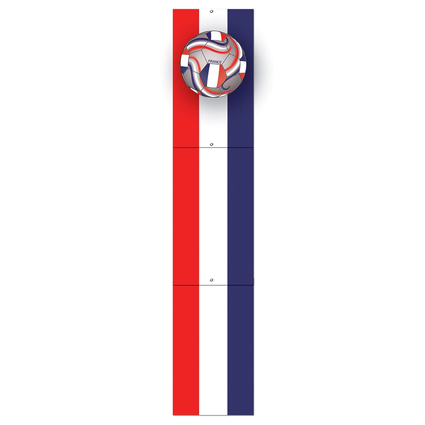 Beistle France Soccer Jointed Pull-Down Cutout | Party Supply | Decoration