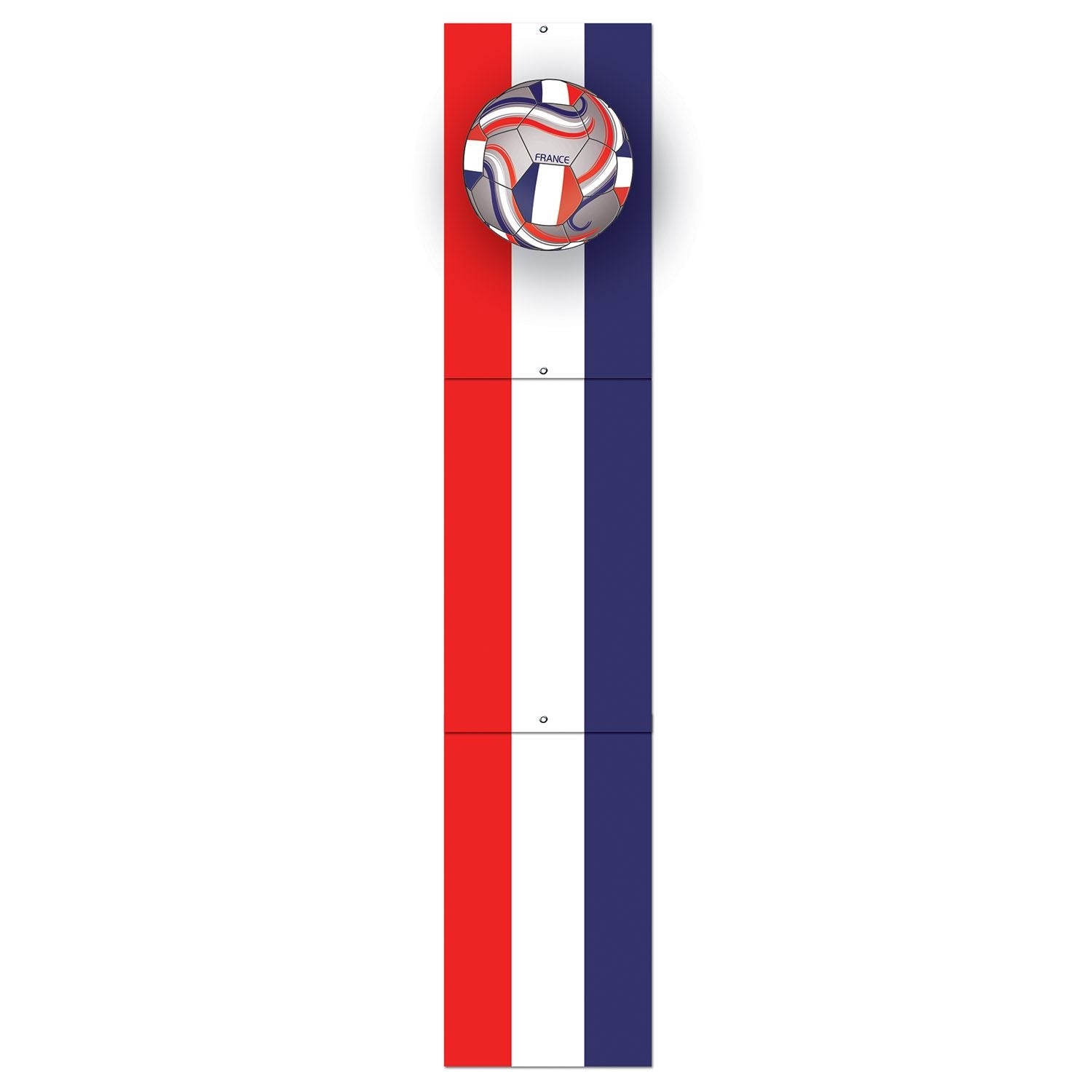 Beistle France Soccer Jointed Pull-Down Cutout | Party Supply | Decoration