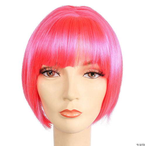 Gina Wig Hot Pink Neon NE10 | Pink-Neon