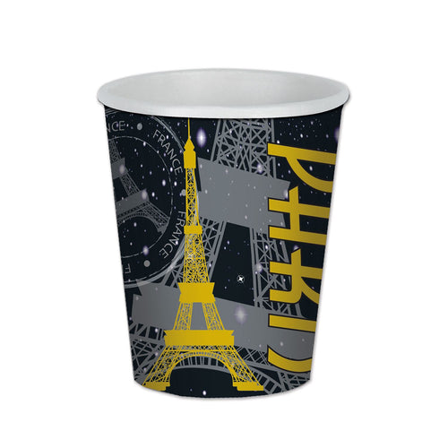 Beistle Paris Beverage Cups - French | Party Supply | Decoration