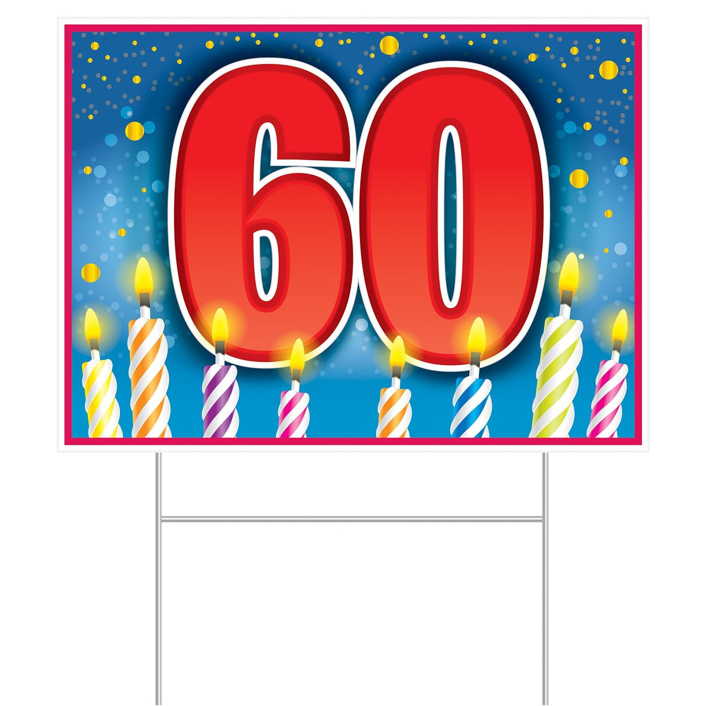 Beistle All Weather "60" Birthday Yard Sign - Birthday-Age Specific | Party