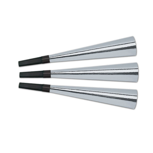 Beistle Silver Foil Horns - New Years | Party Supply | Decoration