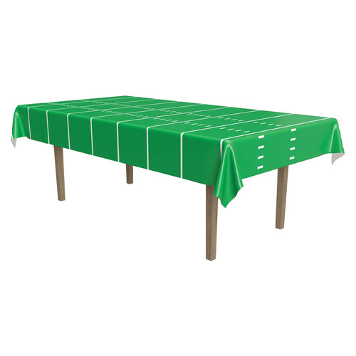 Beistle Game Day Football Plastic Tablecover | Party Supply | Decoration