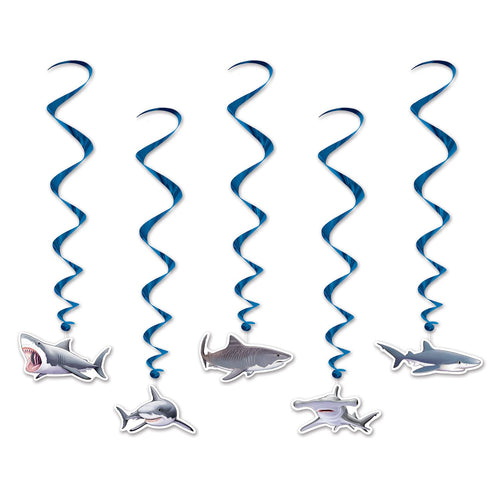 Beistle Shark Whirls | Party Supply | Decoration