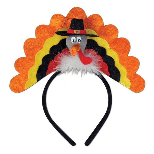 Beistle Turkey Headband - Thanksgiving/Fall | Party Supply | Decoration