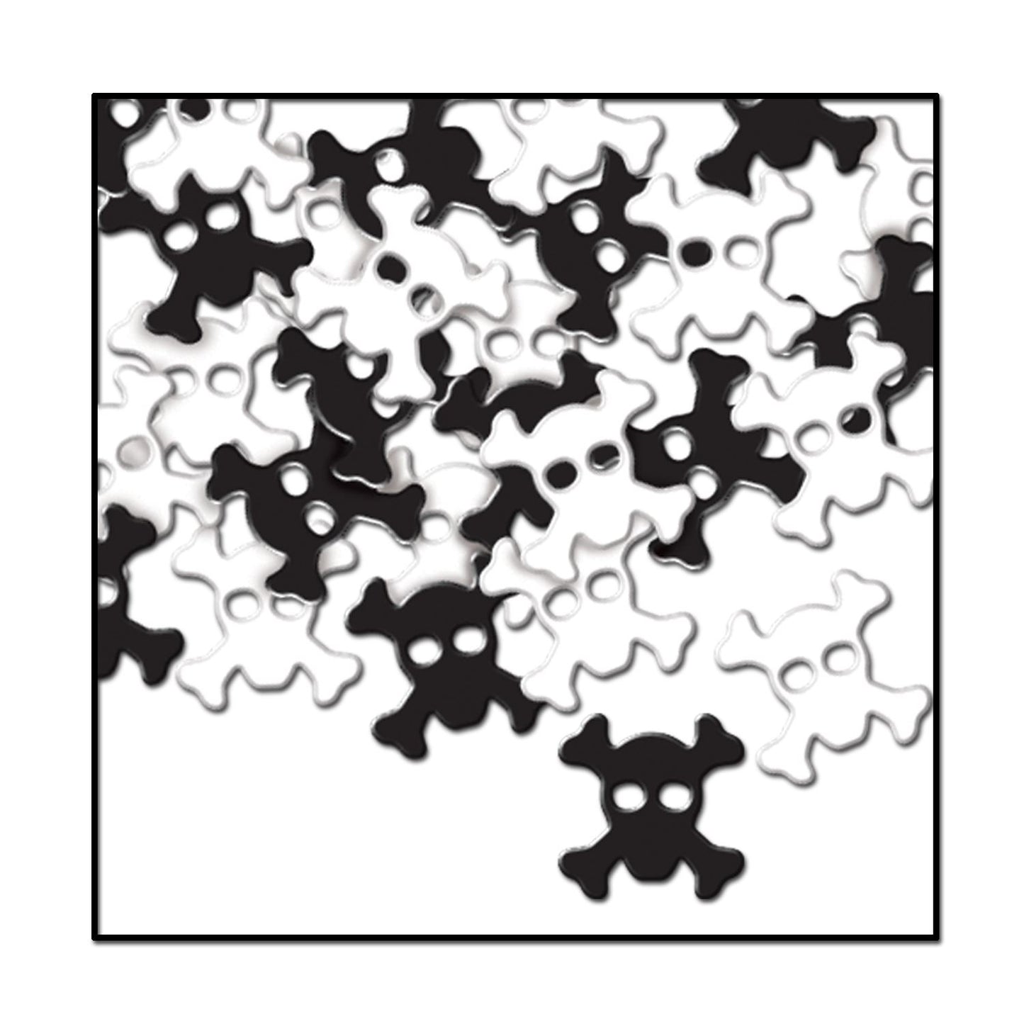 Beistle Skull and Crossbones Confetti - Pirate | Party Supply | Decoration