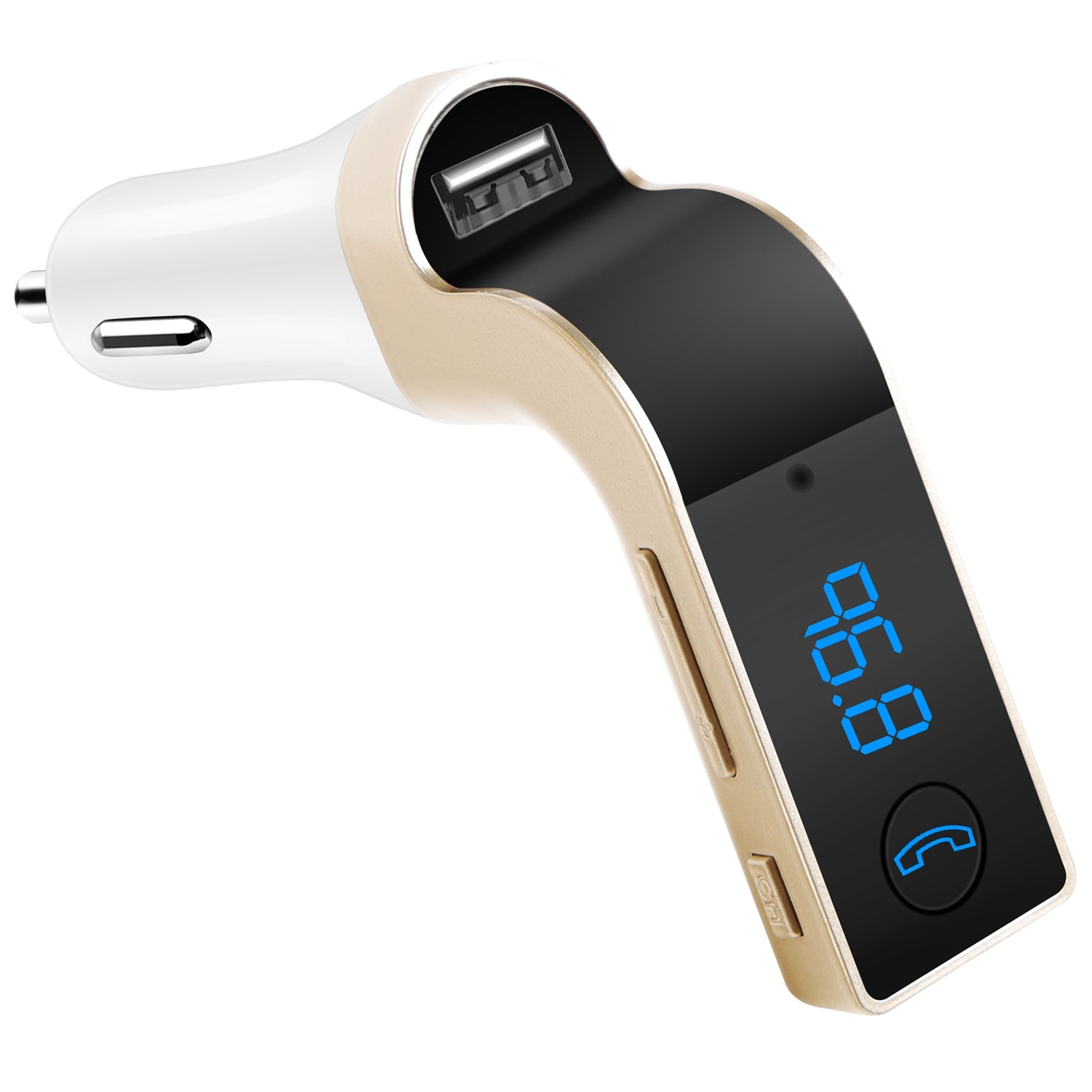 Car Wireless FM Transmitter USB Charger Hands-free Call MP3 Player TF Card