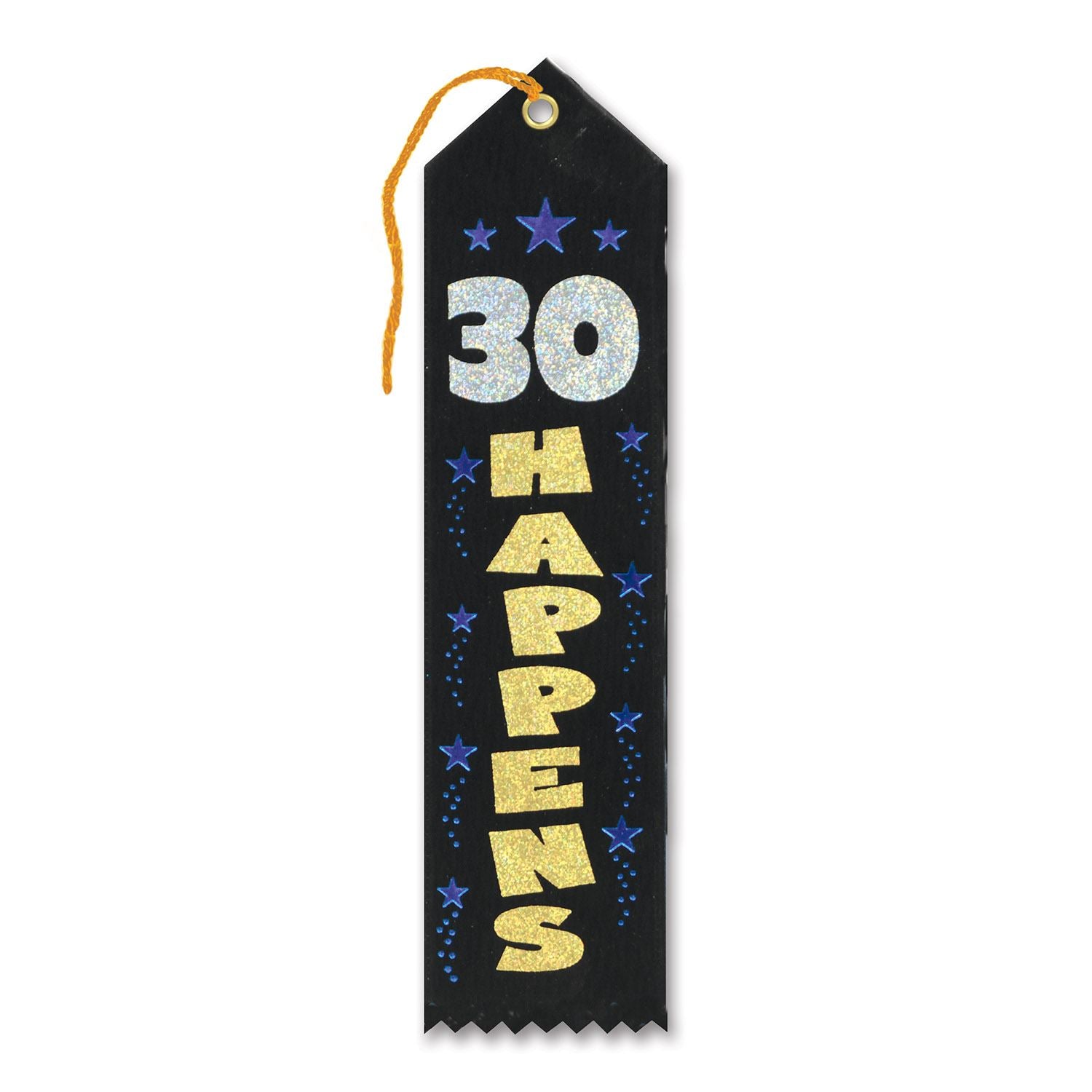 Beistle 30 Happens Ribbon - Over-The-Hill | Party Supply | Decoration | Favor