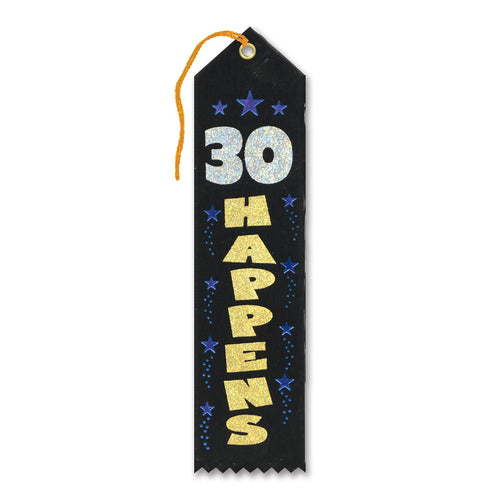 Beistle 30 Happens Ribbon - Over-The-Hill | Party Supply | Decoration | Favor