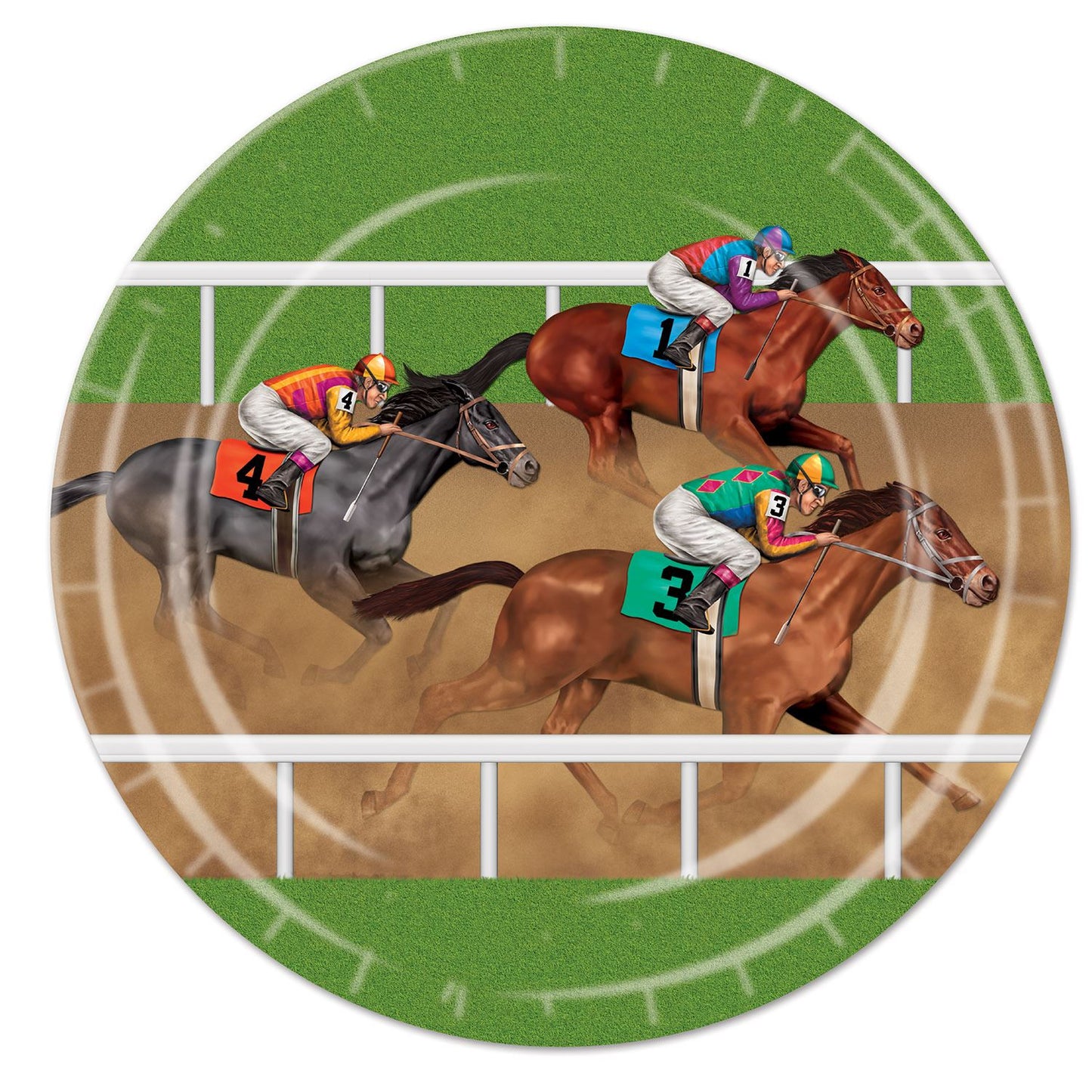 Beistle Horse Racing Lunch Plates - Derby Day | Party Supply | Decoration