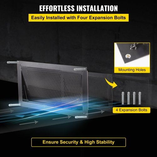 Flood Vent 8" Height x 16" Width x 2" Depth Foundation Flood Vent to Reduce
