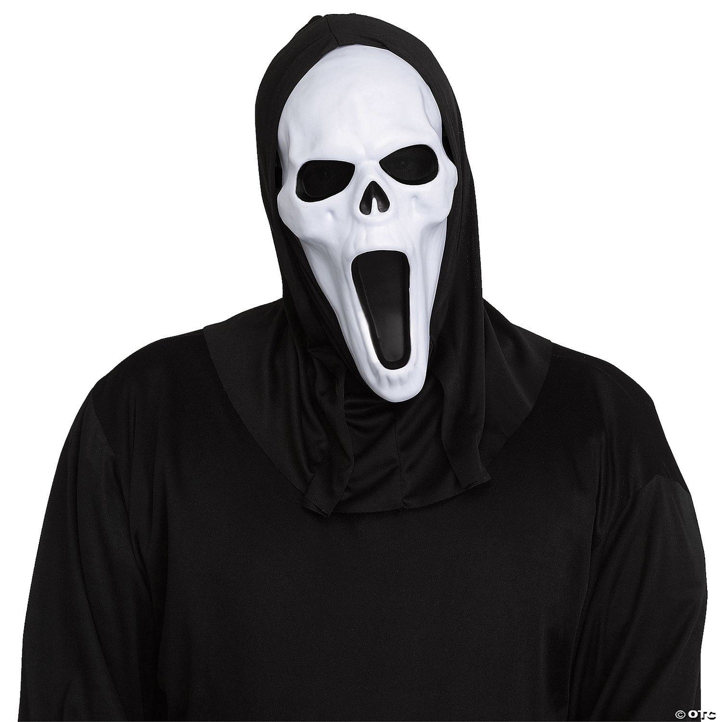 Adults Ghost Face Banshee Mask with Black Shroud | Halloween Decoration
