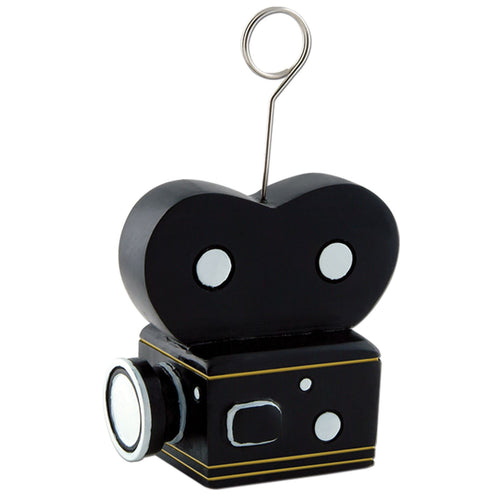 Beistle Movie Camera Photo/Balloon Holder - Awards Night | Party Supply
