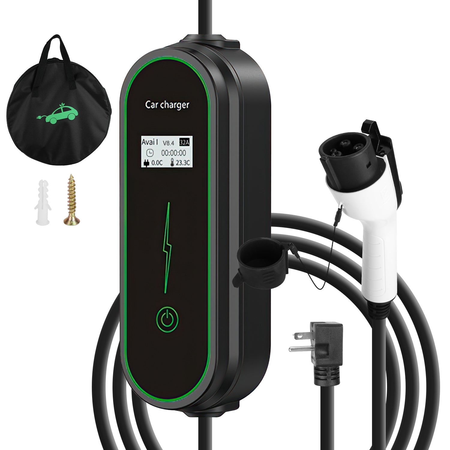 Level2 EV Charger Portable Electric Vehicle Charging Station with NEMA 6-20P