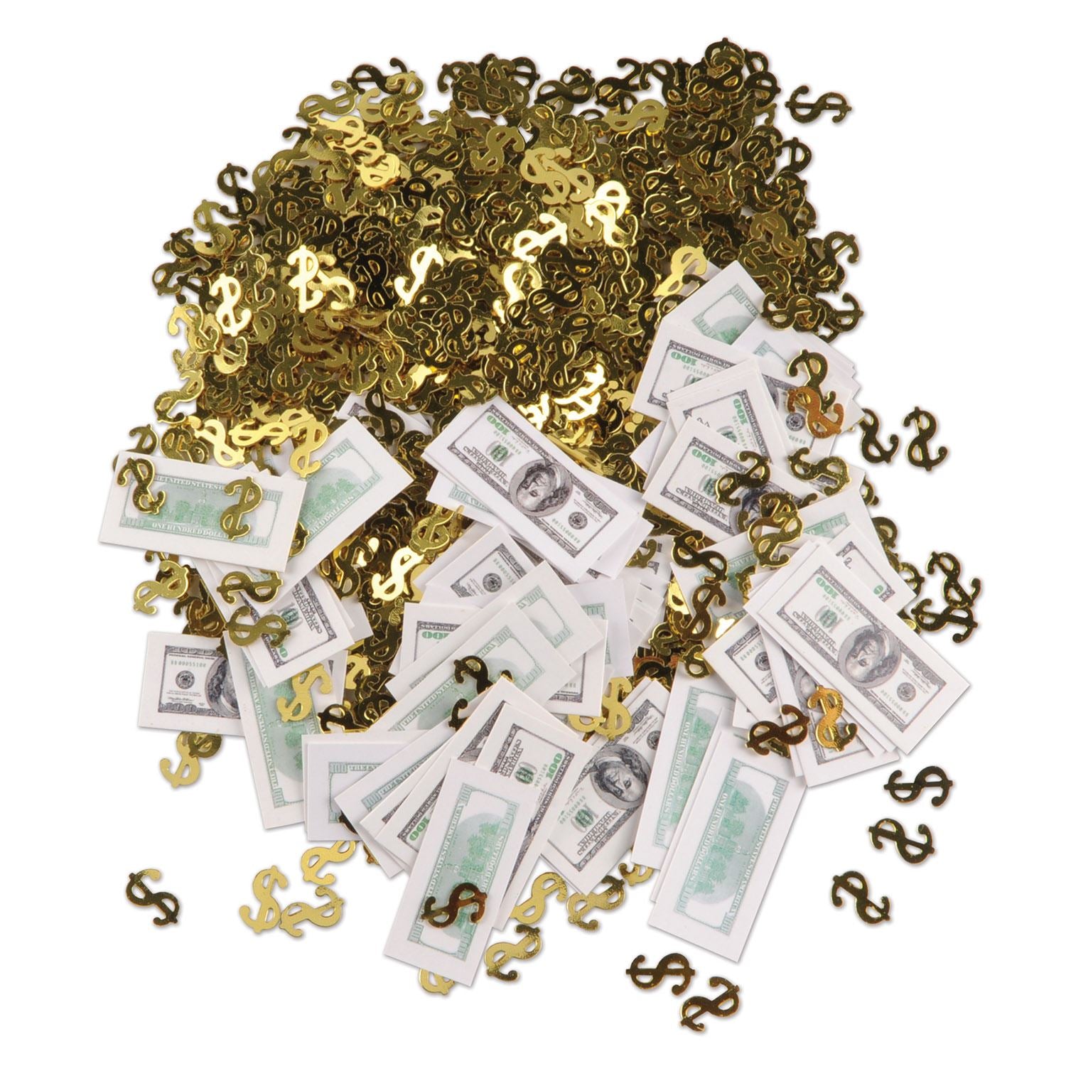 Beistle Big Bucks Print-Fetti - Casino | Party Supply | Decoration