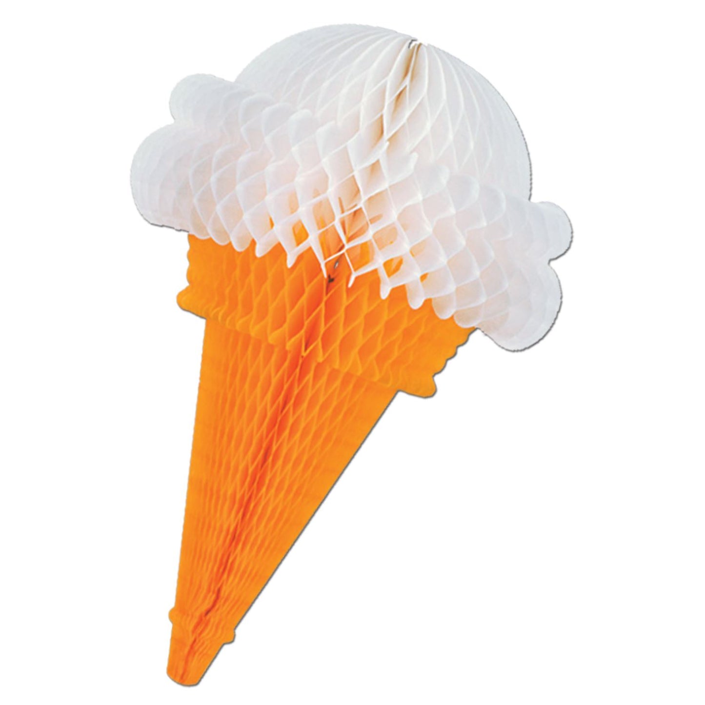 Beistle Tissue Ice Cream Cone, 15 inches - Spring/Summer | Party Supply