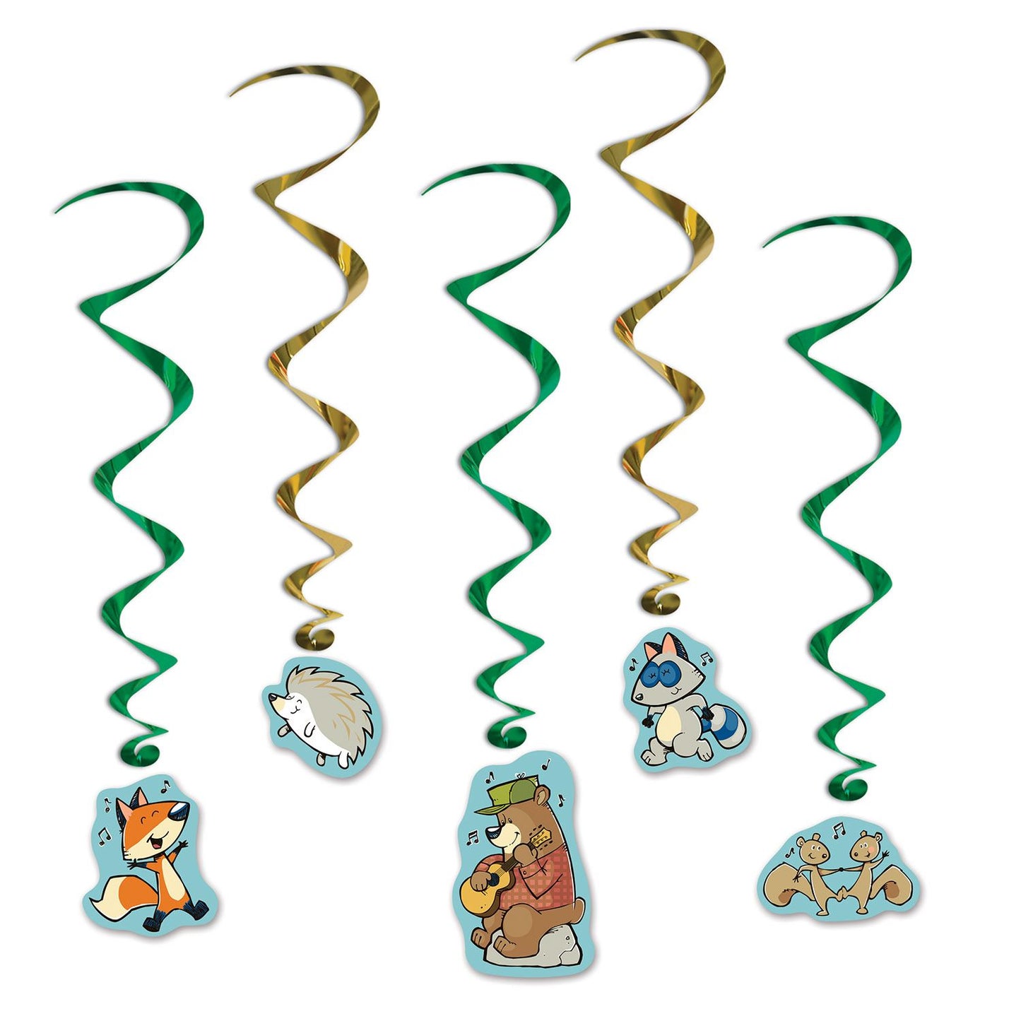 Beistle Woodland Friends Whirls | Party Supply | Decoration
