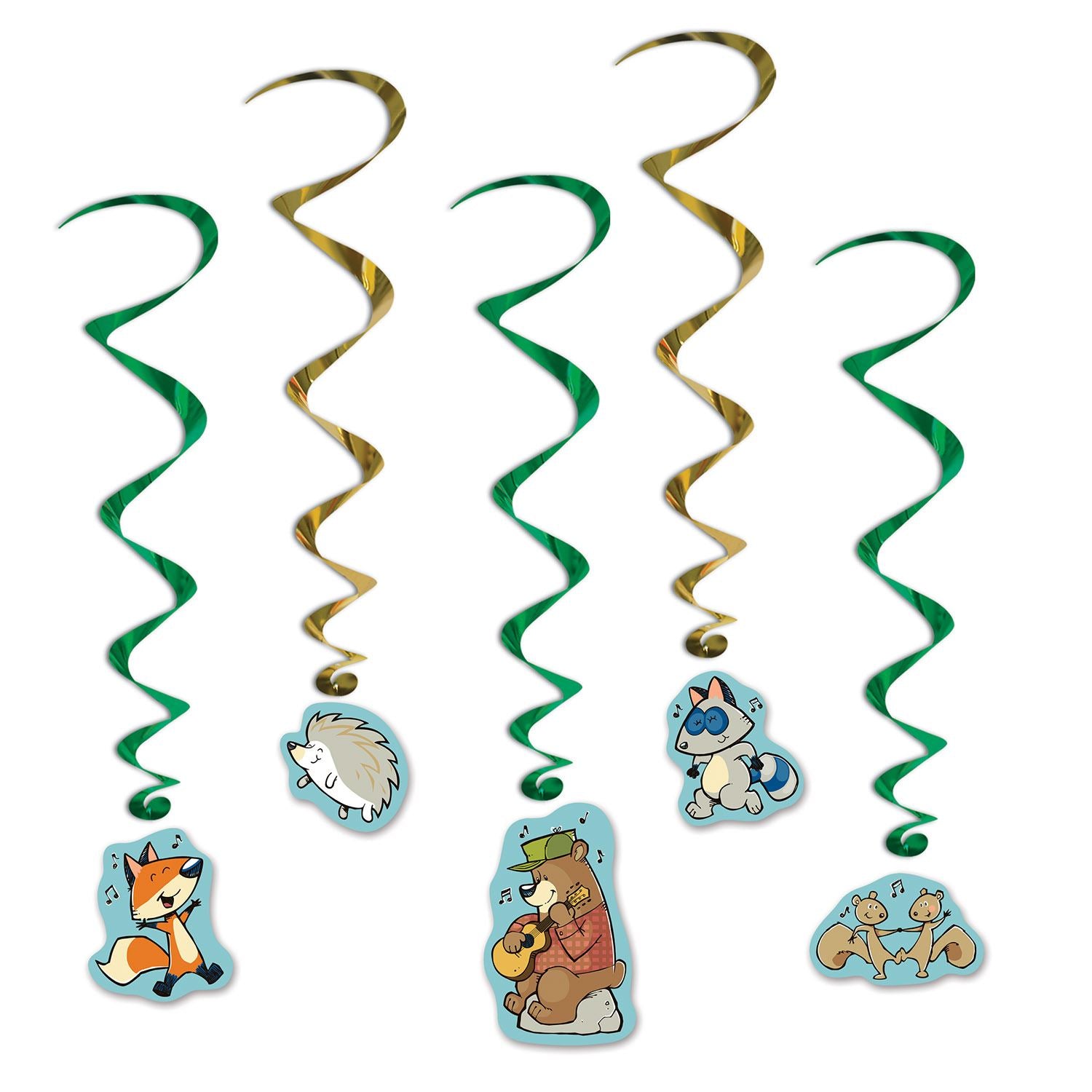 Beistle Woodland Friends Whirls | Party Supply | Decoration