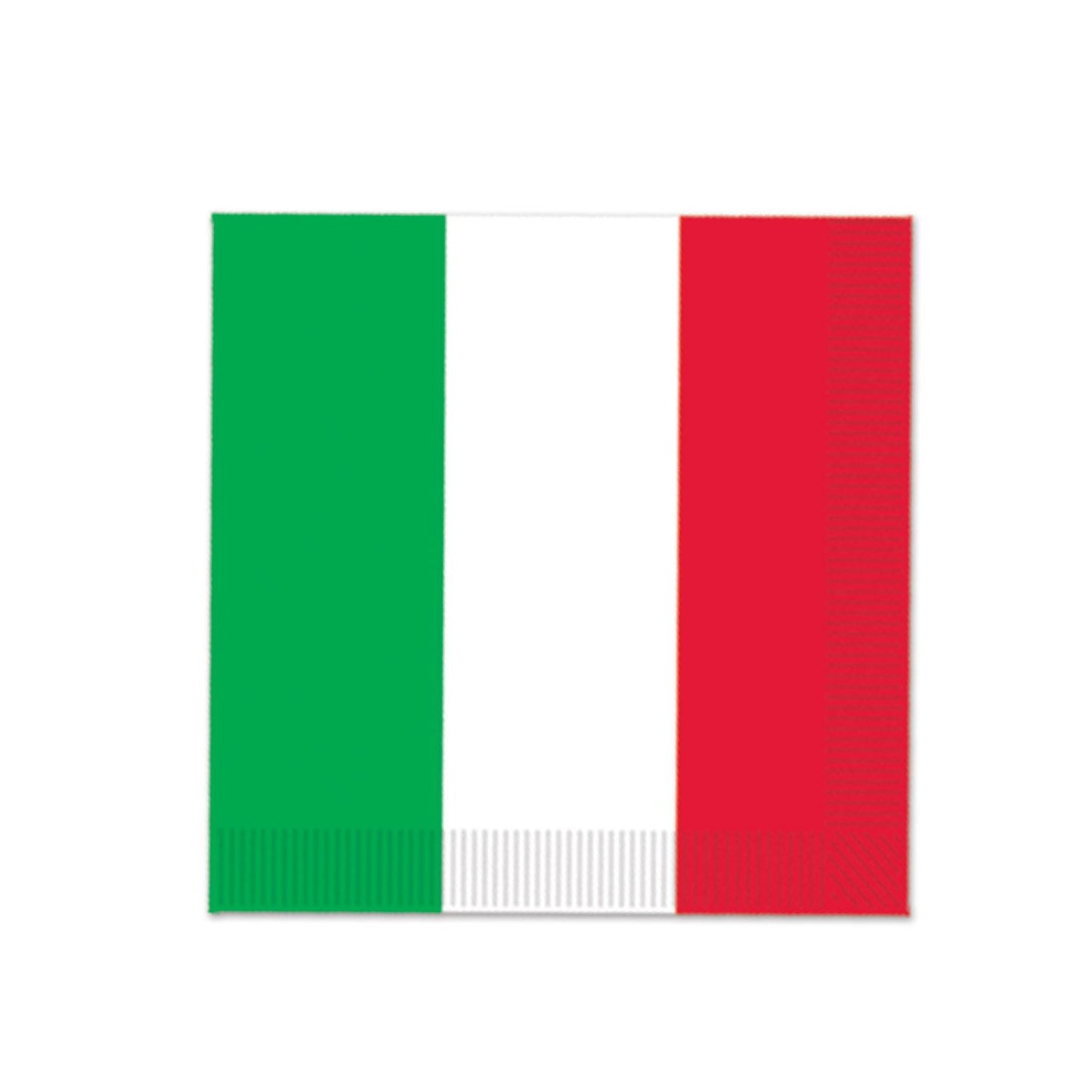 Beistle Red, White and Green Beverage Napkins - Fiesta/Cinco de Mayo | Party