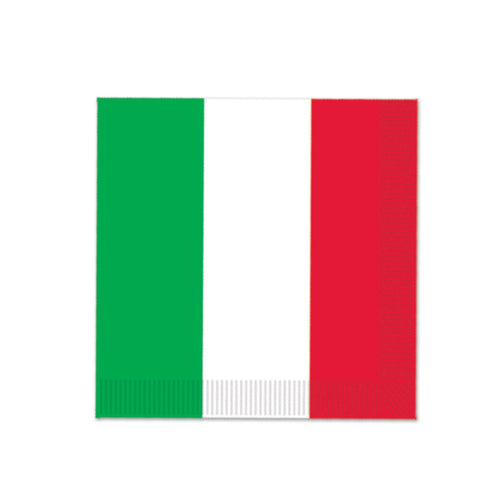 Beistle Red, White and Green Beverage Napkins - Fiesta/Cinco de Mayo | Party