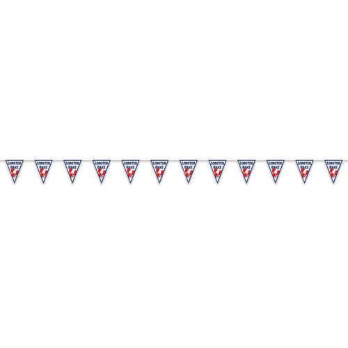 Beistle All Weather Lobster Bake Pennant Banner - Luau | Party Supply