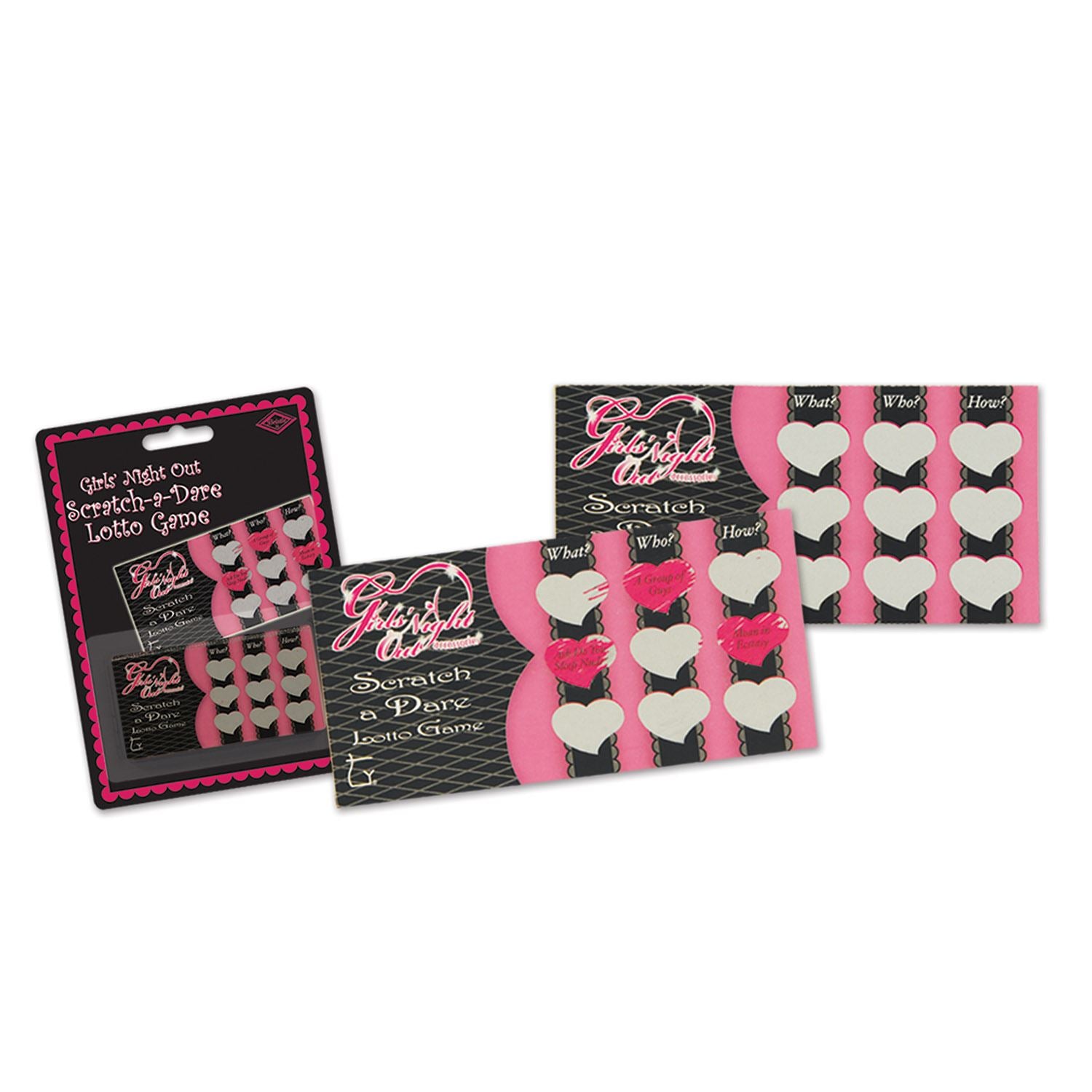 Beistle Girls' Night Out Scratch-A-Dare Game - Bachelorette | Party Supply