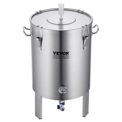 304 Stainless Steel Kettle 16 GALLON Beer Brew Fermentor Brew Bucket Ferment