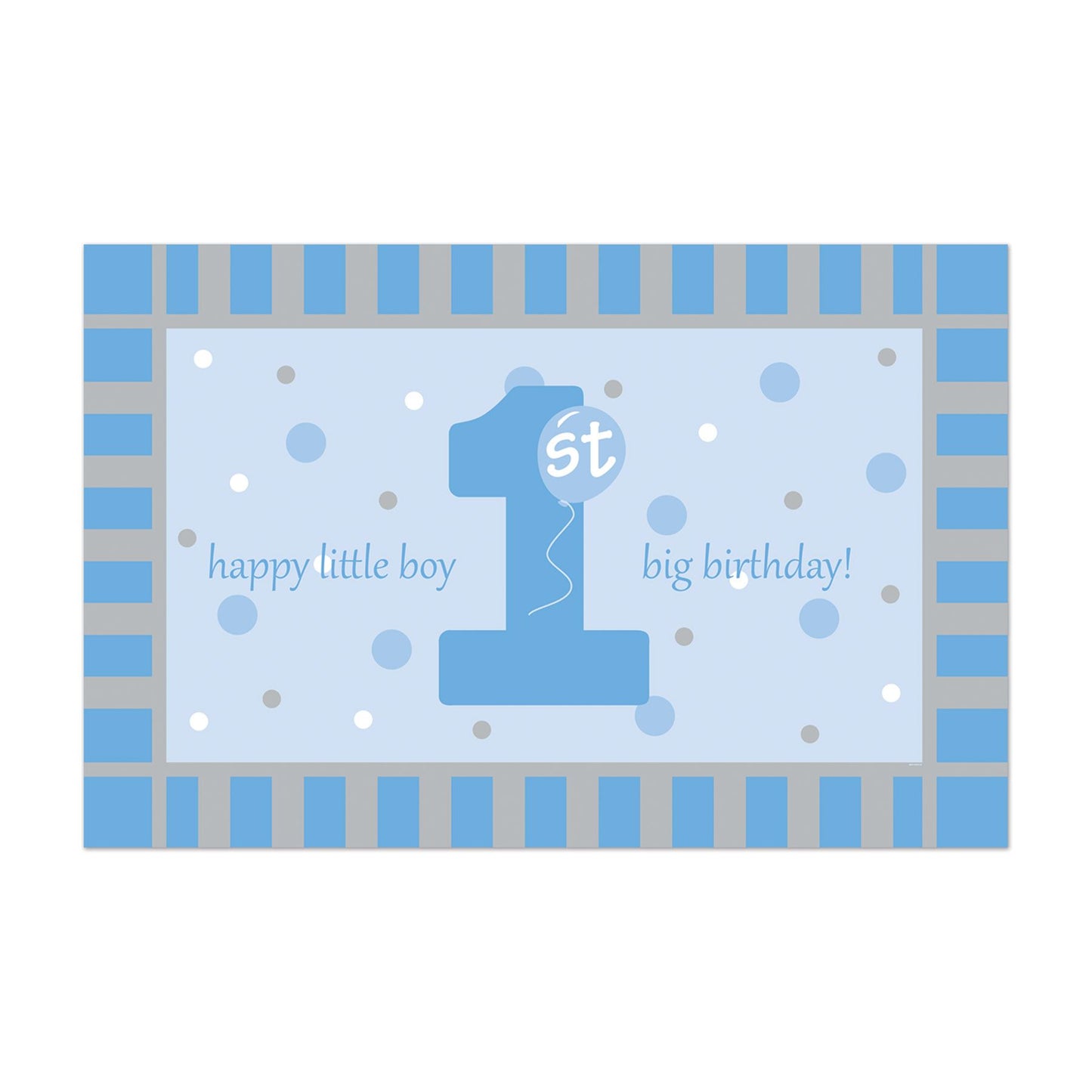 Beistle Plastic 1st Birthday Floor Mat | Party Supply | Decoration