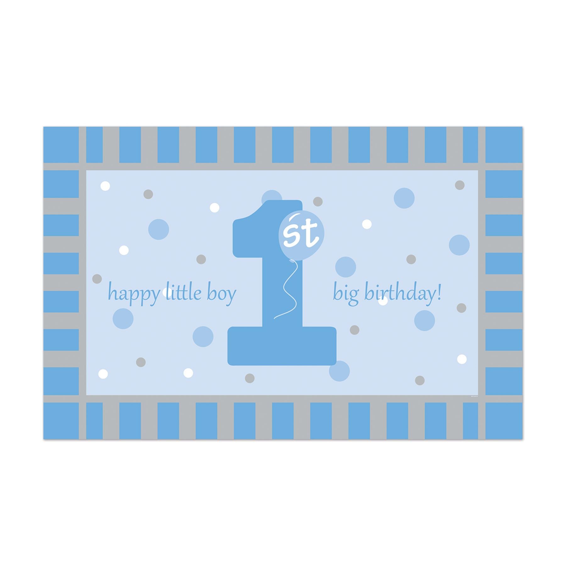 Beistle Plastic 1st Birthday Floor Mat | Party Supply | Decoration