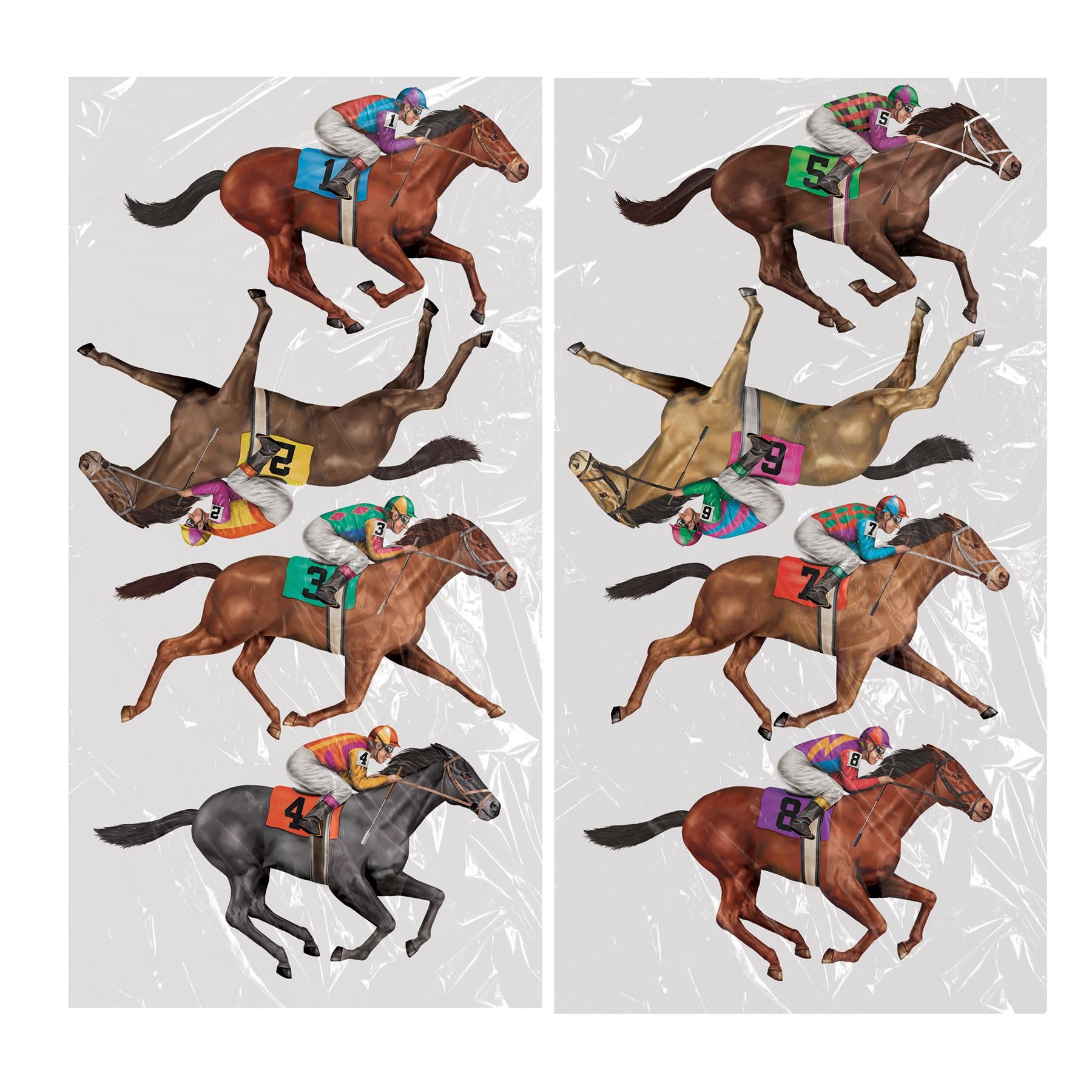 Beistle Race Horse Props - Derby Day | Party Supply | Decoration