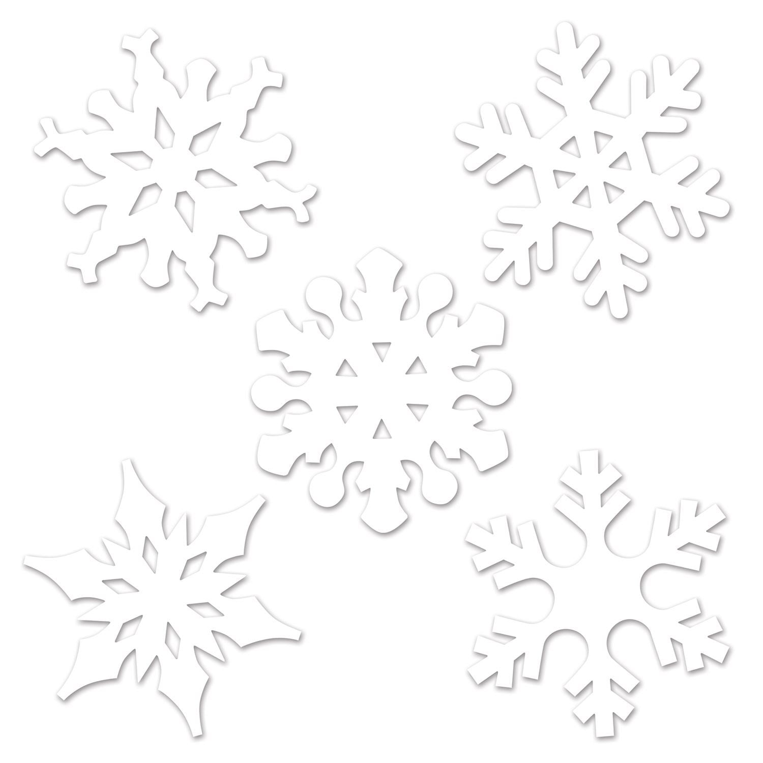 Beistle Mini Snowflake Cutouts - Christmas/Winter | Party Supply | Decoration