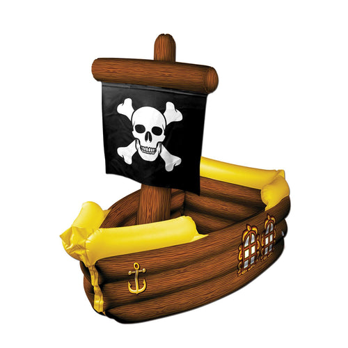 Beistle Inflatable Pirate Ship Cooler | Party Supply | Decoration
