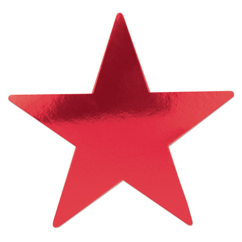 Beistle Red Foil Star - General Occasion | Party Supply | Decoration