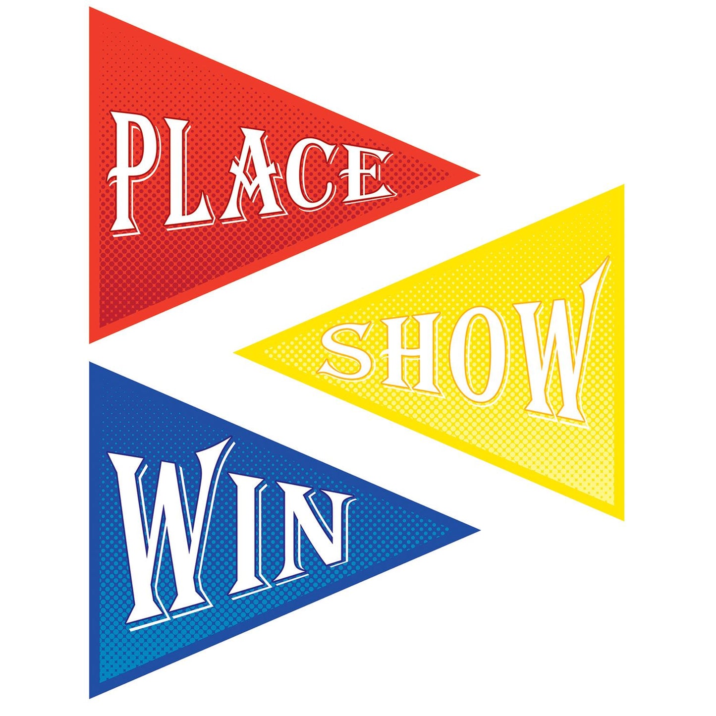 Beistle Win, Place & Show Cutouts - Derby Day | Party Supply | Decoration